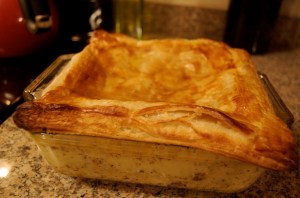 Winter vegetable pie