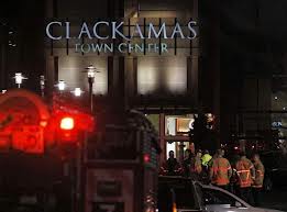 Outside Clackamas Town Center. The Associated Press.