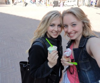 Another gelato day in Italy...