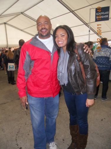 Marshawna and her dad, Mark Williams.