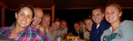 A Friday Night Dinner in Bloomington, Indiana.